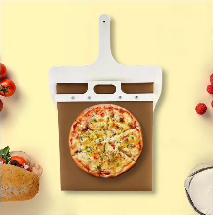 Pohyblivá pizza lopatka z břízy s posuvným mechanismem – Fornello