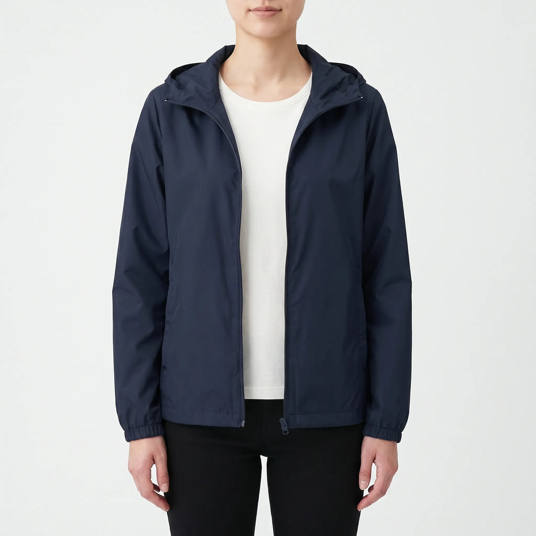 Casual Hooded Windbreaker Jacket -  Vickie