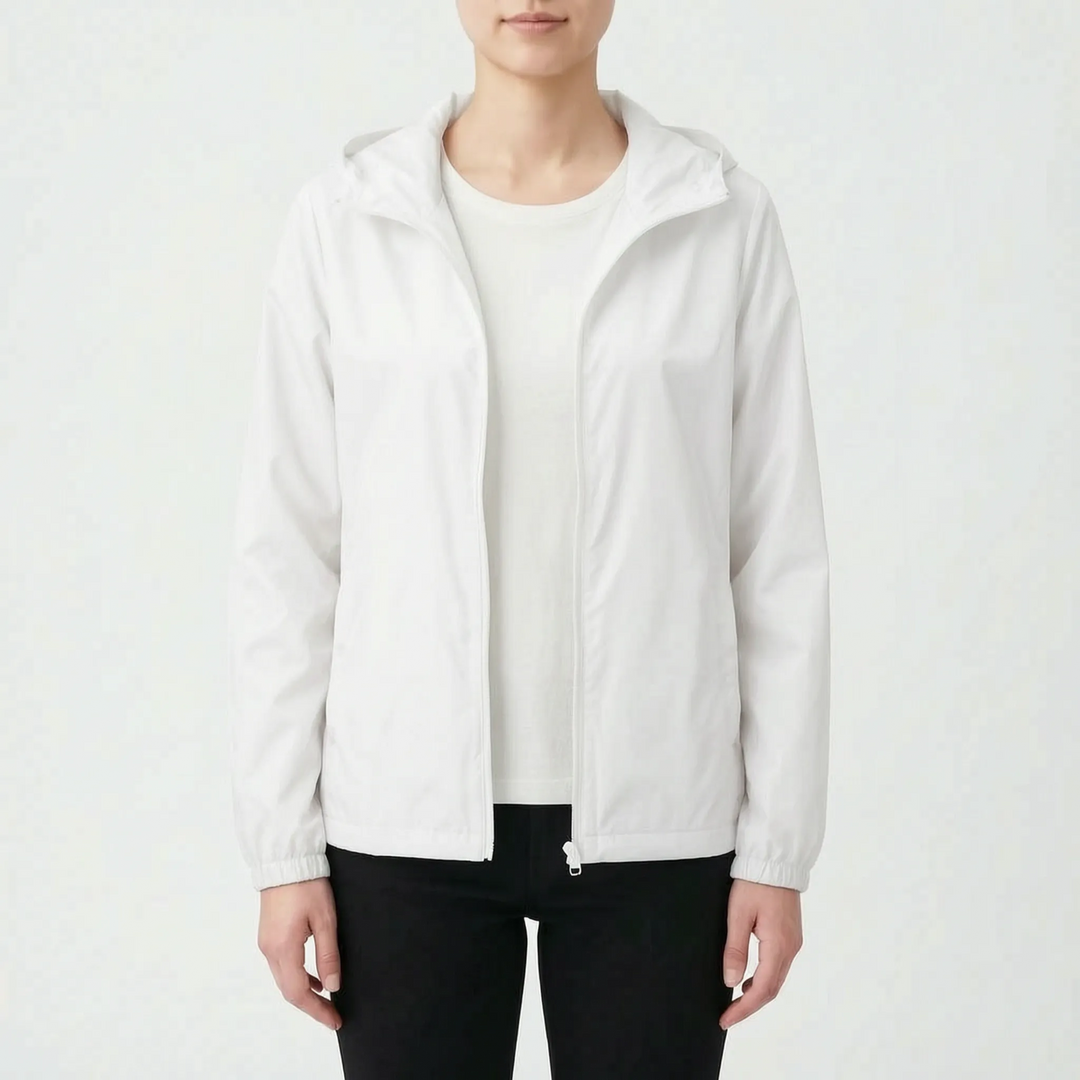 Casual Hooded Windbreaker Jacket -  Vickie