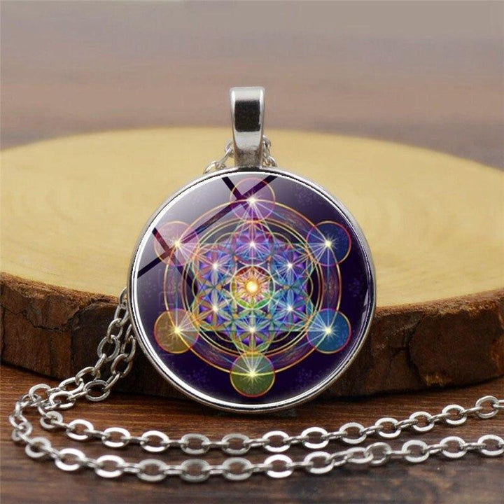 Chakra přívěsek s Metatronovou kostkou - Solantra