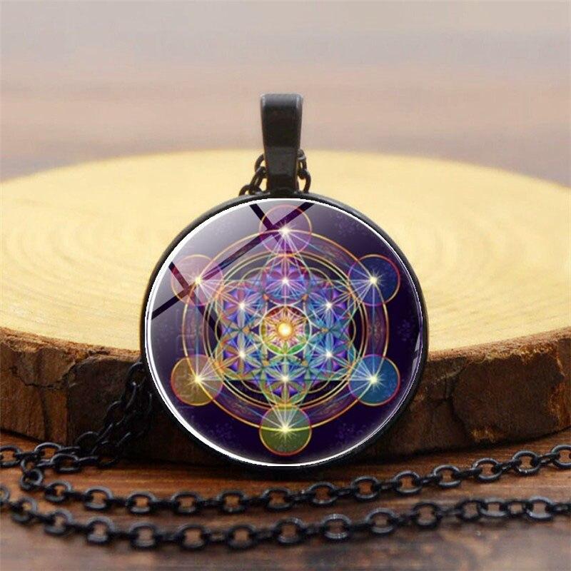 Chakra přívěsek s Metatronovou kostkou - Solantra