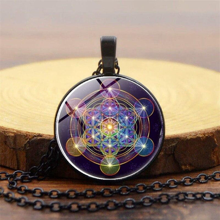 Chakra přívěsek s Metatronovou kostkou - Solantra