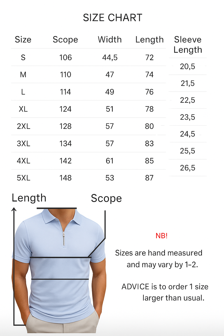 Moderní Slim Fit polo s dlouhým zipem (koupit 1, 1 zdarma) - VestoZip pánské polo