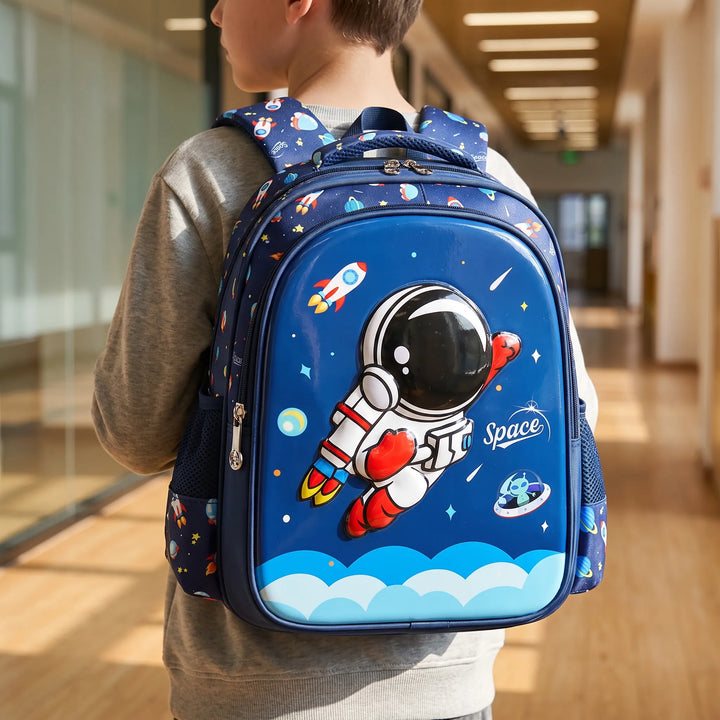 Children's 3D Space Cartoon Rucksack - Zorvex