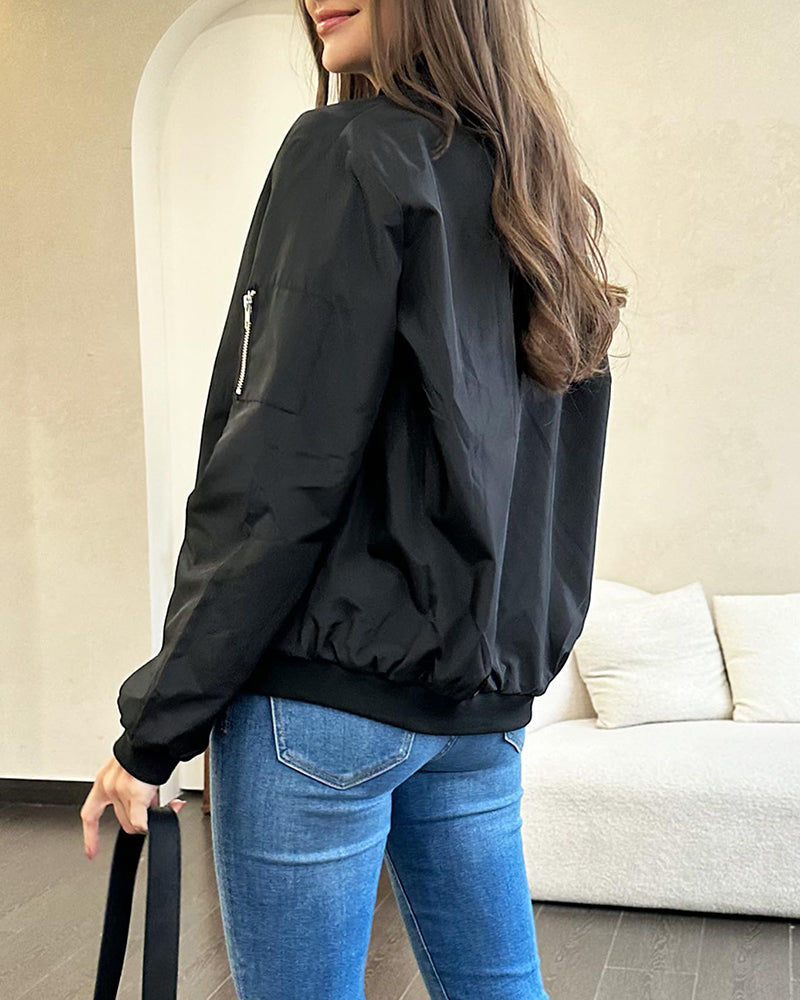 Stylová dámská bomber bunda - Rhea