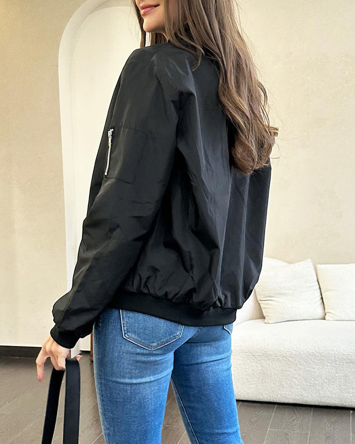 Stylová dámská bomber bunda - Rhea