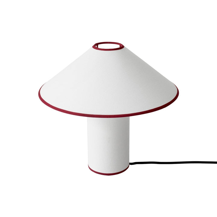 Stolní lampa s textilním stínidlem – Lunara