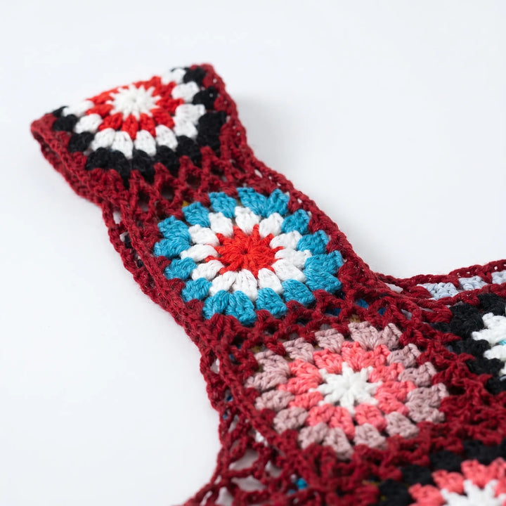 Crochet Sleeveless Crop Top -  Silvia