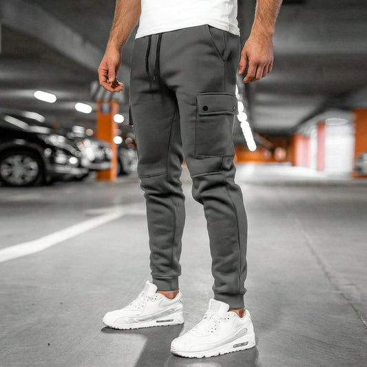 Cropped Jogginghose Mit Cargo Tasche - Anthony