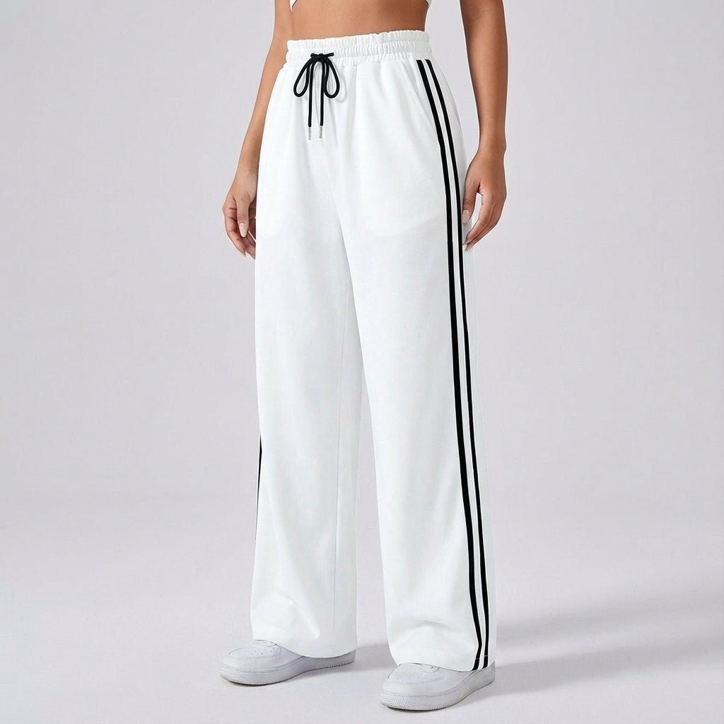 Damen Jogginghose Mit Weitem Bein - Eloise