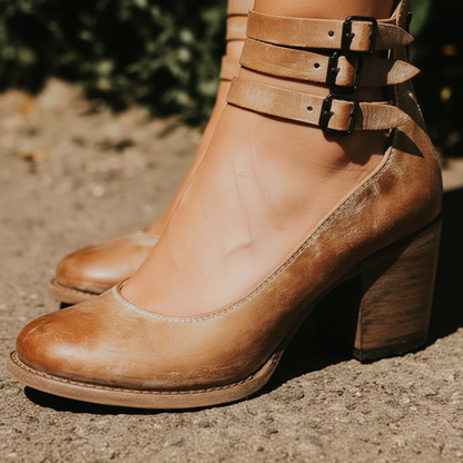 Damenhalbschuh Mit Absatz - Ariella