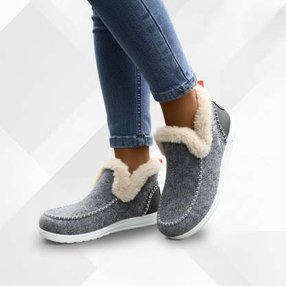 Damenkomfortschuhe Mit Plüschfutter - ComfyGlide