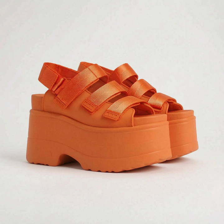 Dámské Sandály Na Platformě V Retro Stylu - Ruby