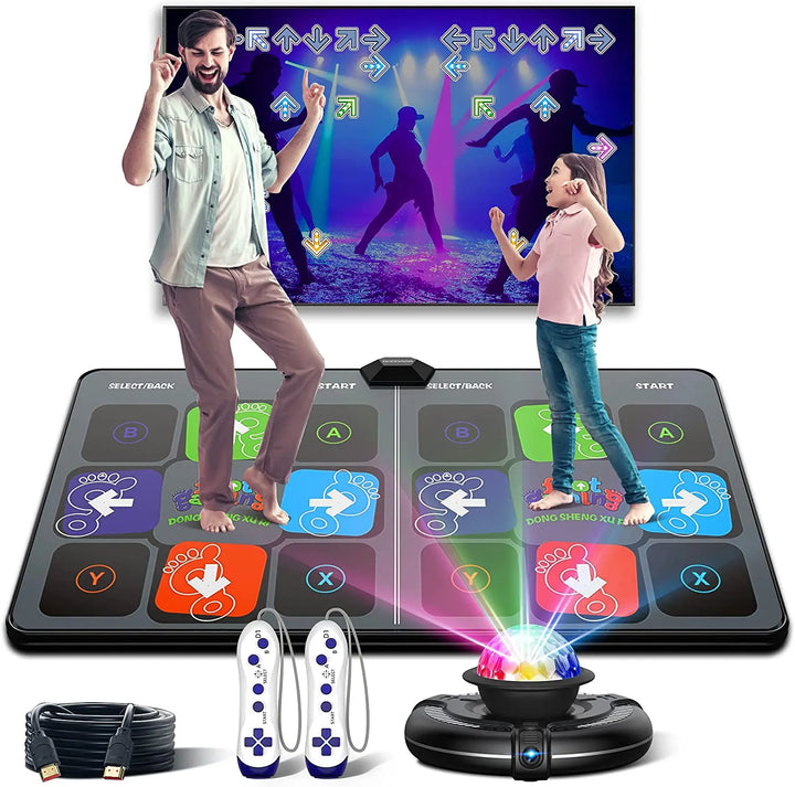 Drahtlose Tanzmatte für TV, PC, rutschfest, Musikspiel, Fitness, Familienunterhaltung.