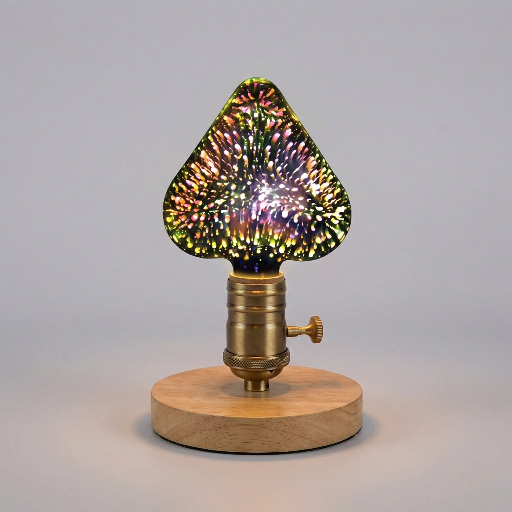 Decorative 3D Flame Bulb - Auraflare