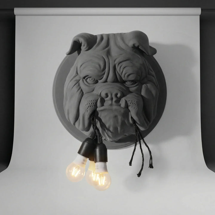 Decorative Sculpted Wall Sconce - Bulloxen