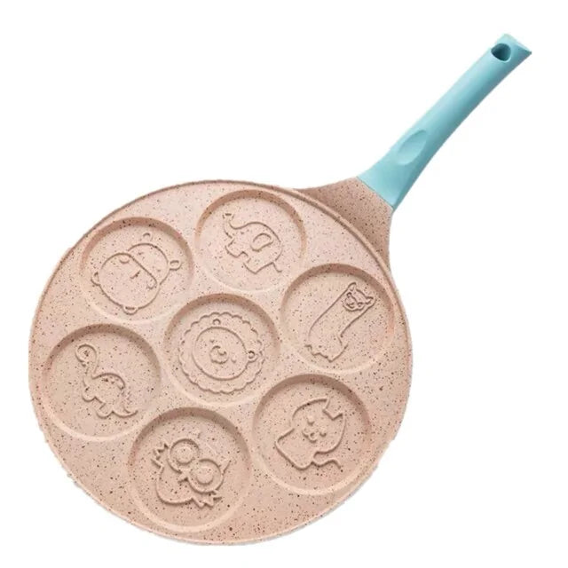 Zvířecí motiv – pánev na dětské palačinky s nepřilnavým povrchem – 26 cm