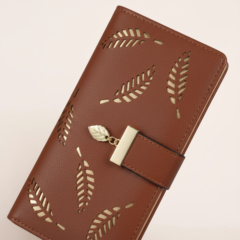 Długoterminowy Portfel Skórzany - LeafWallet 