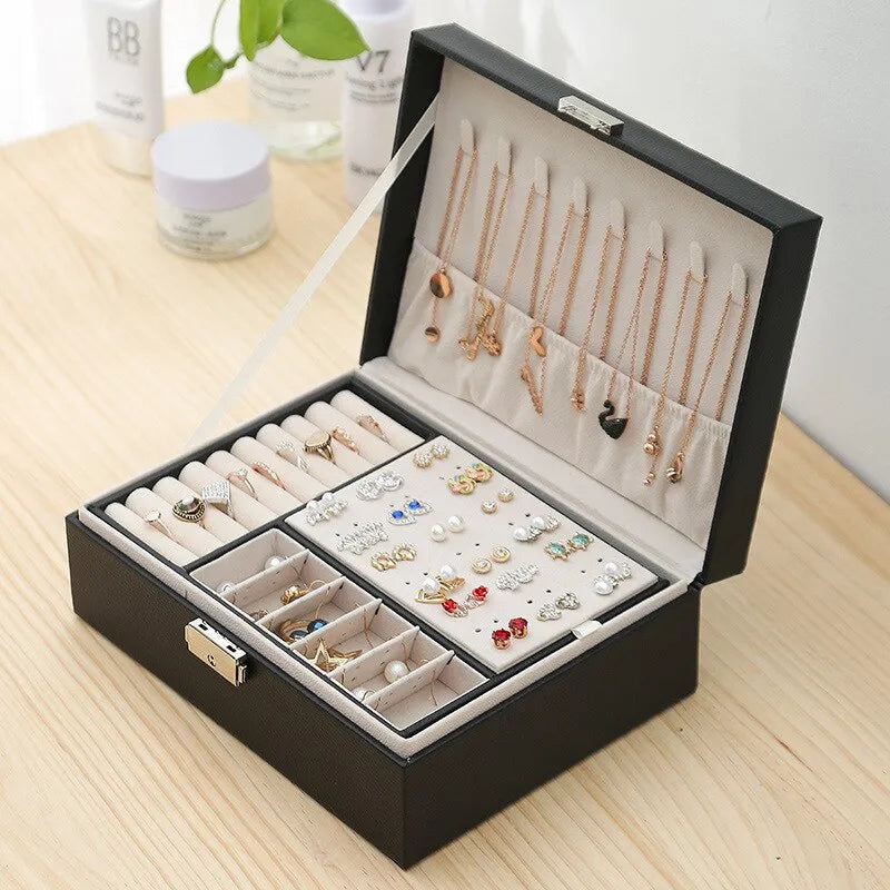 Doppellagige Schmuckaufbewahrung - JewelryHaven 