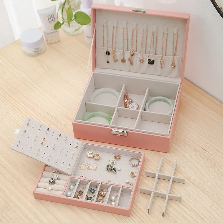 Doppellagige Schmuckaufbewahrung - JewelryHaven 