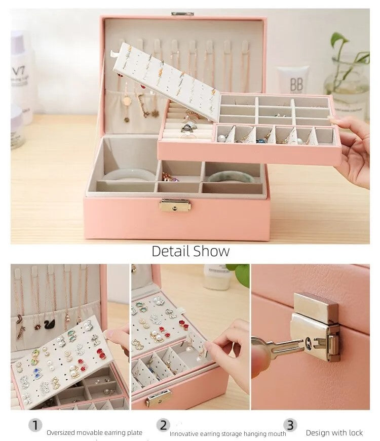 Doppellagige Schmuckaufbewahrung - JewelryHaven 