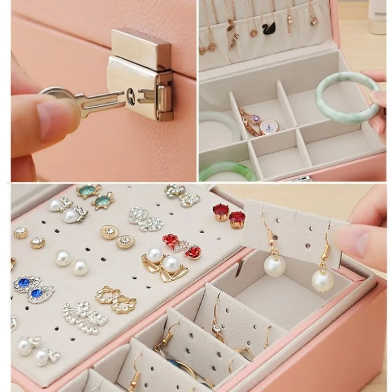 Doppellagige Schmuckaufbewahrung - JewelryHaven 