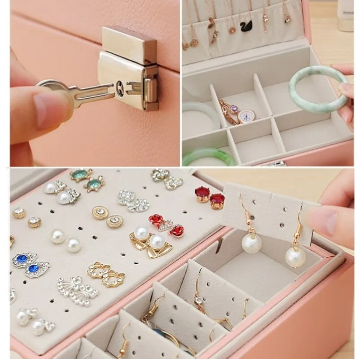 Doppellagige Schmuckaufbewahrung - JewelryHaven 