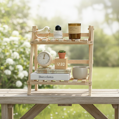 Drewniany Organizer Biurkowy - ClutterBuster 