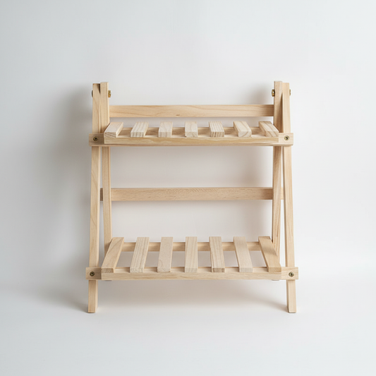 Drewniany Organizer Biurkowy - ClutterBuster 