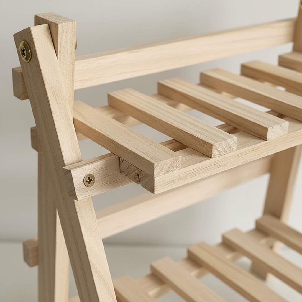 Drewniany Organizer Biurkowy - ClutterBuster 