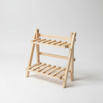 Drewniany Organizer Biurkowy - ClutterBuster 