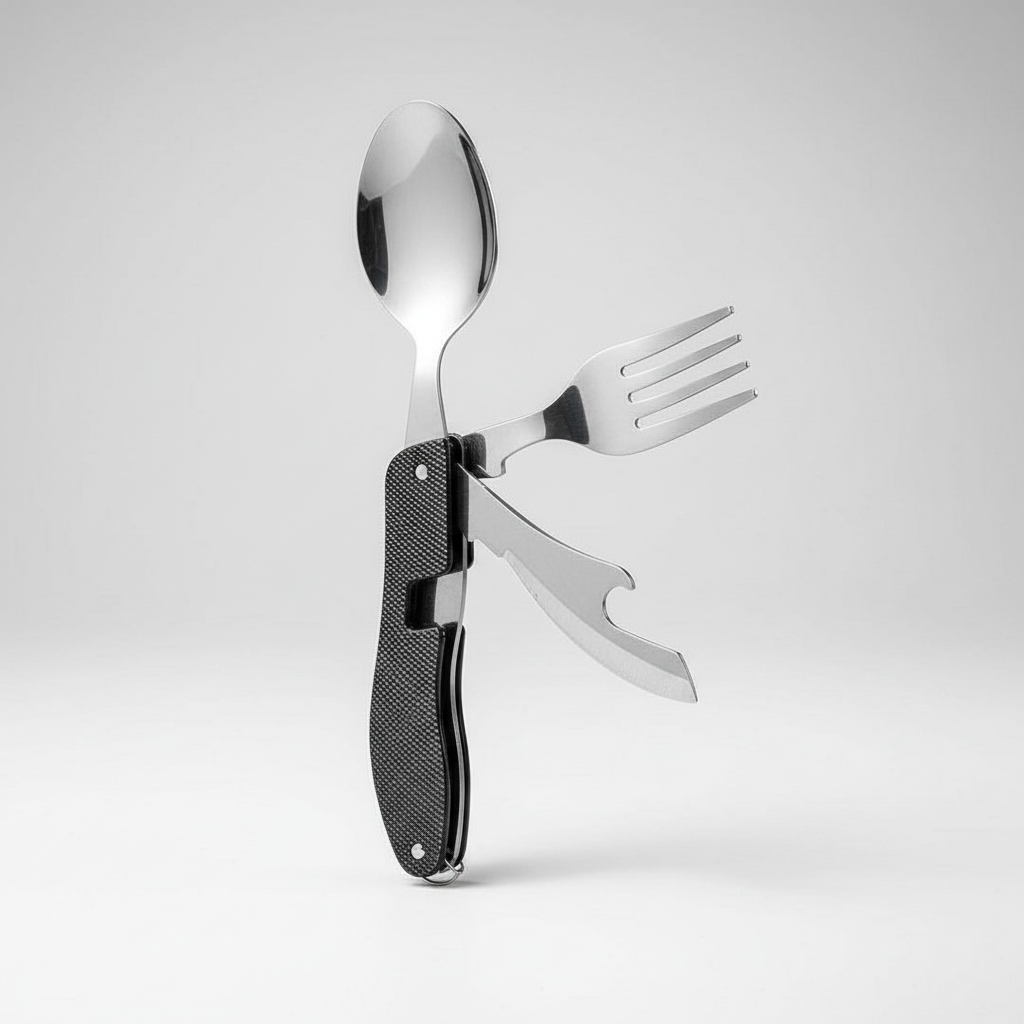 Edelstahl Outdoor Mehrzwecktool - CampSpoon