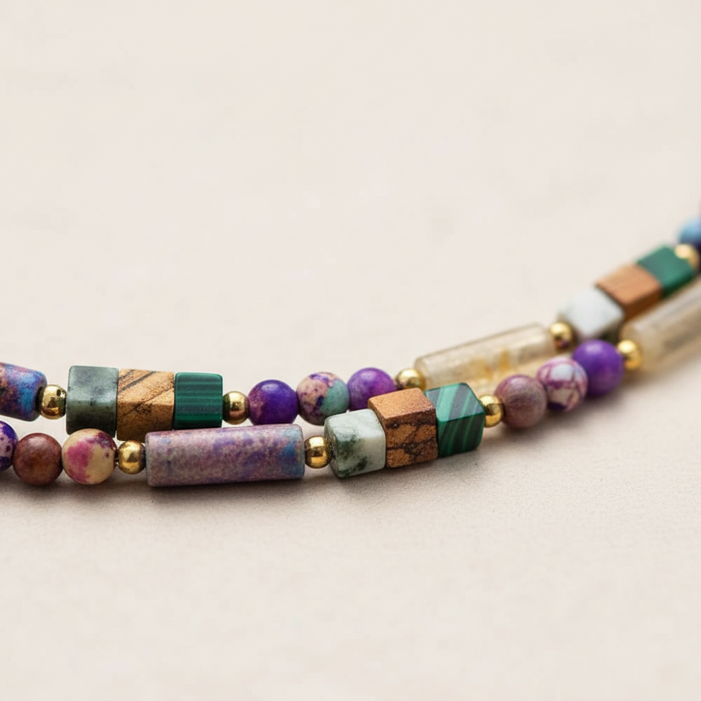 Edelstein-Choker-Kette - HarmonyNecklace 