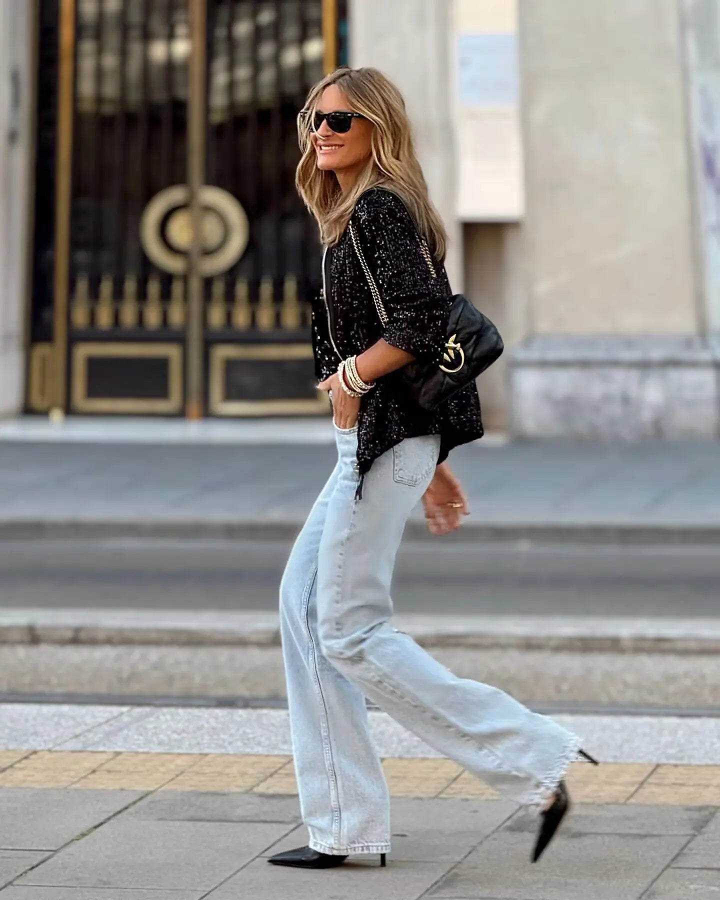 Podzimní trendy pánské paillettenové sako na akce – Soraya