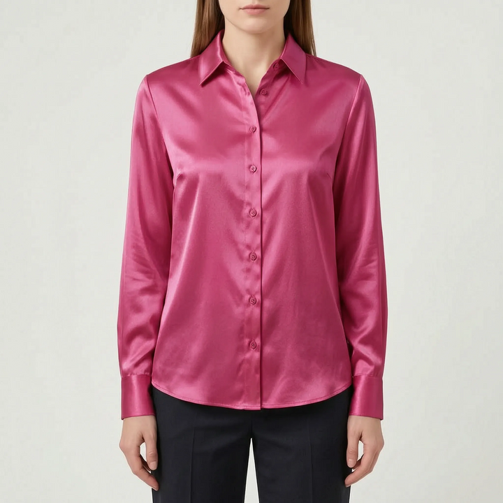 Elegant Long-Sleeve Blouse - Lustral