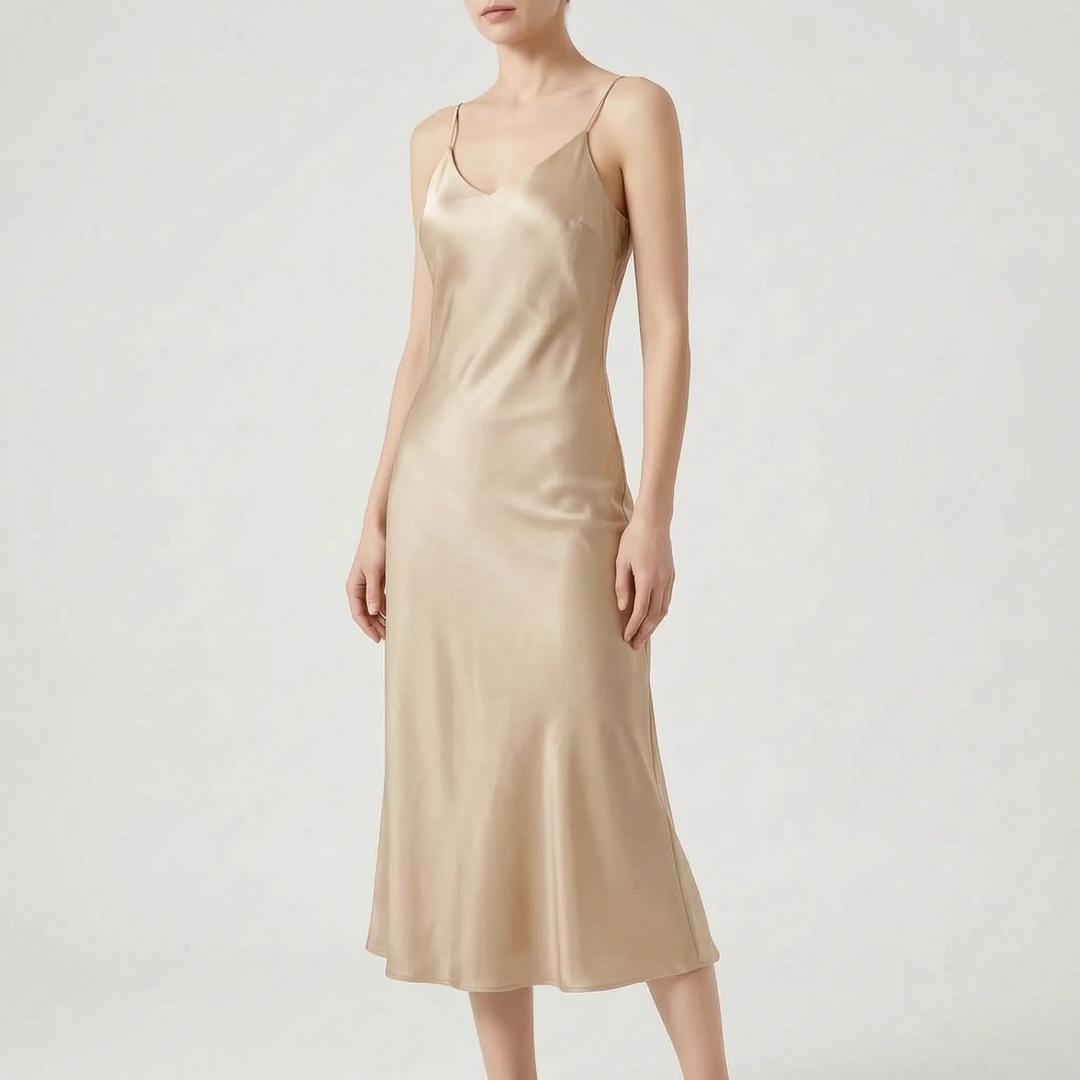 Elegant Slip Midi Dress -  Charlotte