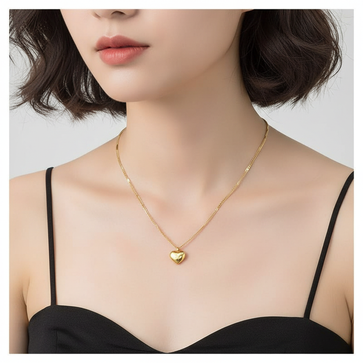 Elegante Halskette - GoldenGleam 