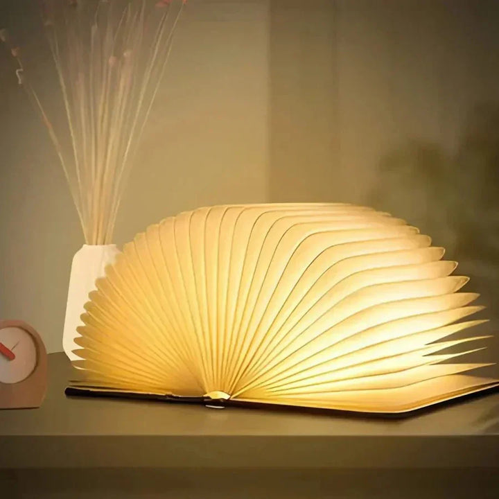 Skládací knižní lampa s teplým LED světlem - StoryGlow