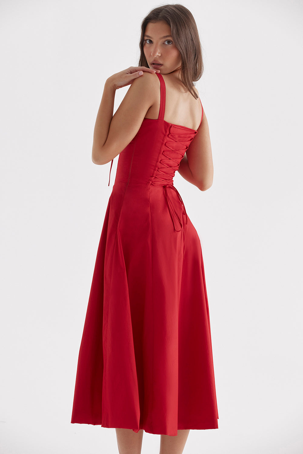 Eng Anliegendes Bustierkleid - FloralDream 