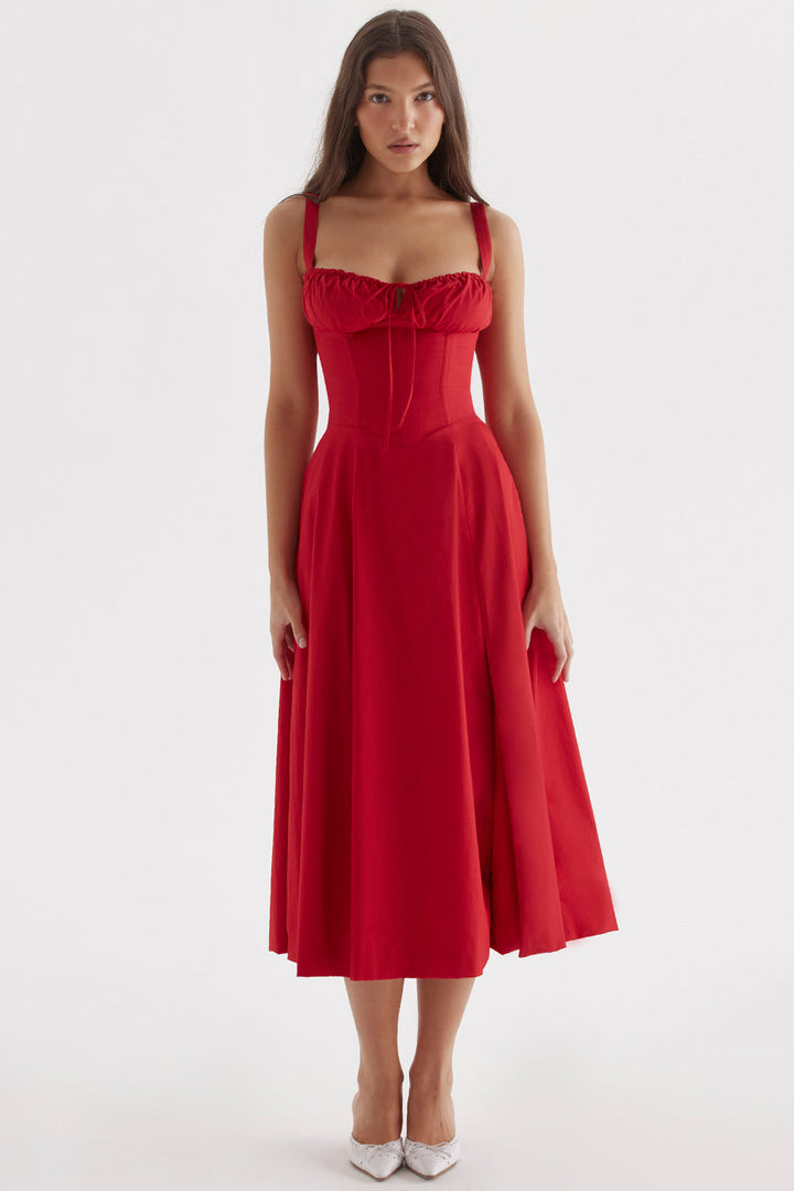 Eng Anliegendes Bustierkleid - FloralDream 