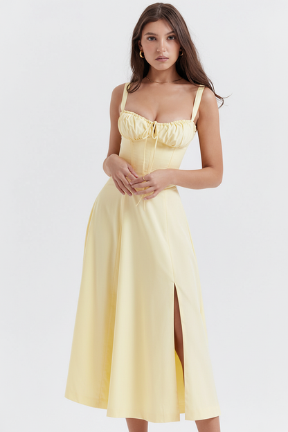 Eng Anliegendes Bustierkleid - FloralDream 