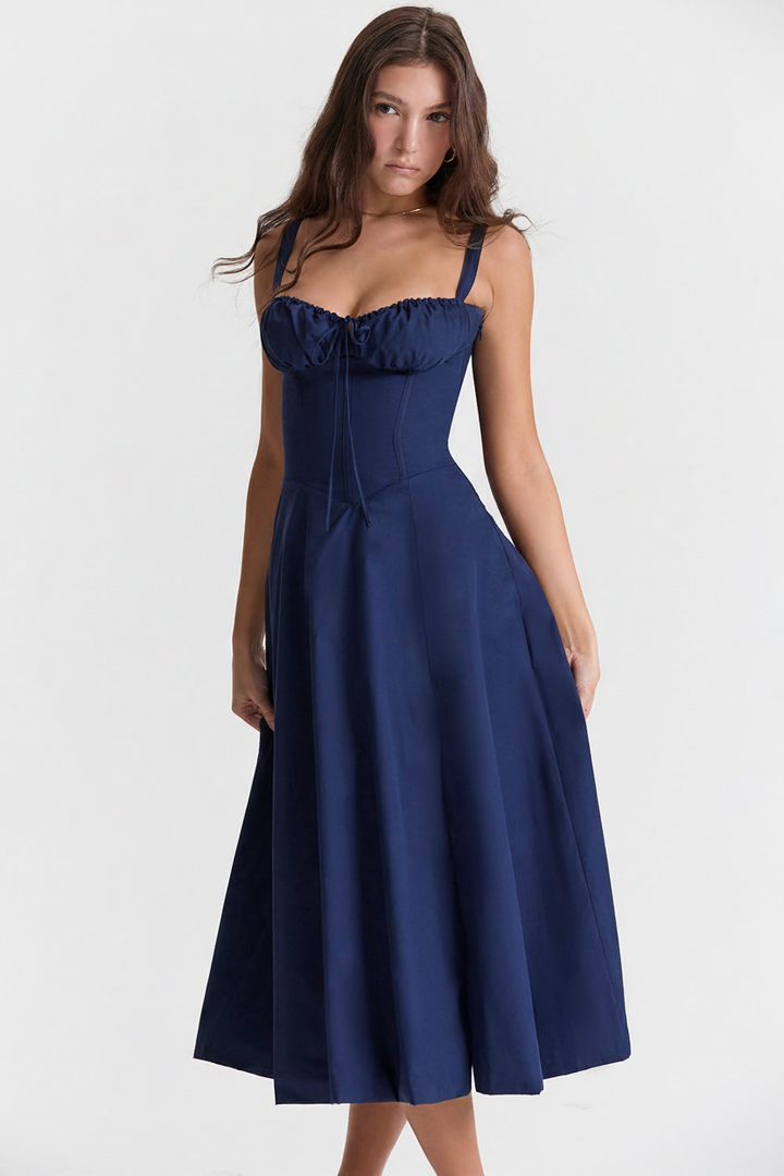 Eng Anliegendes Bustierkleid - FloralDream 
