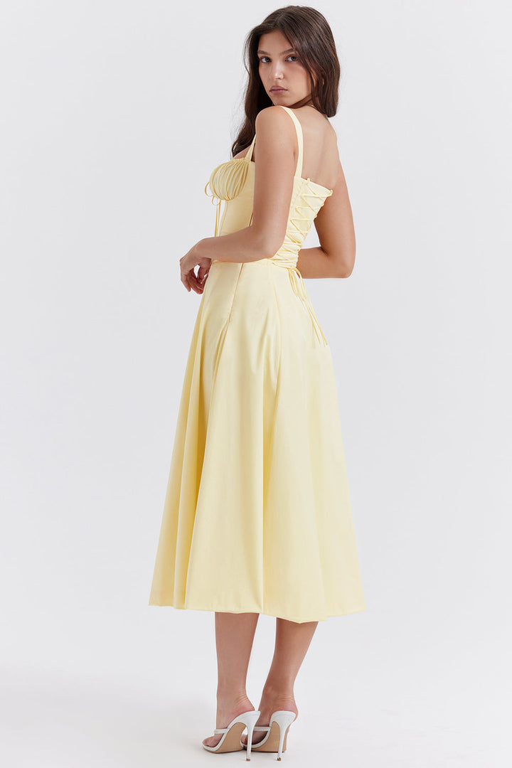Eng Anliegendes Bustierkleid - FloralDream 