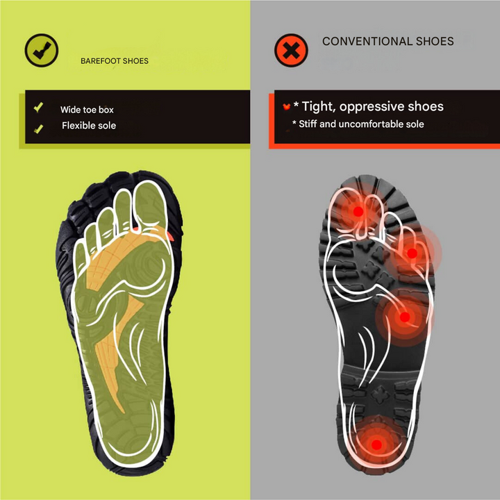 Flexibilní barefoot tenisky - Finn