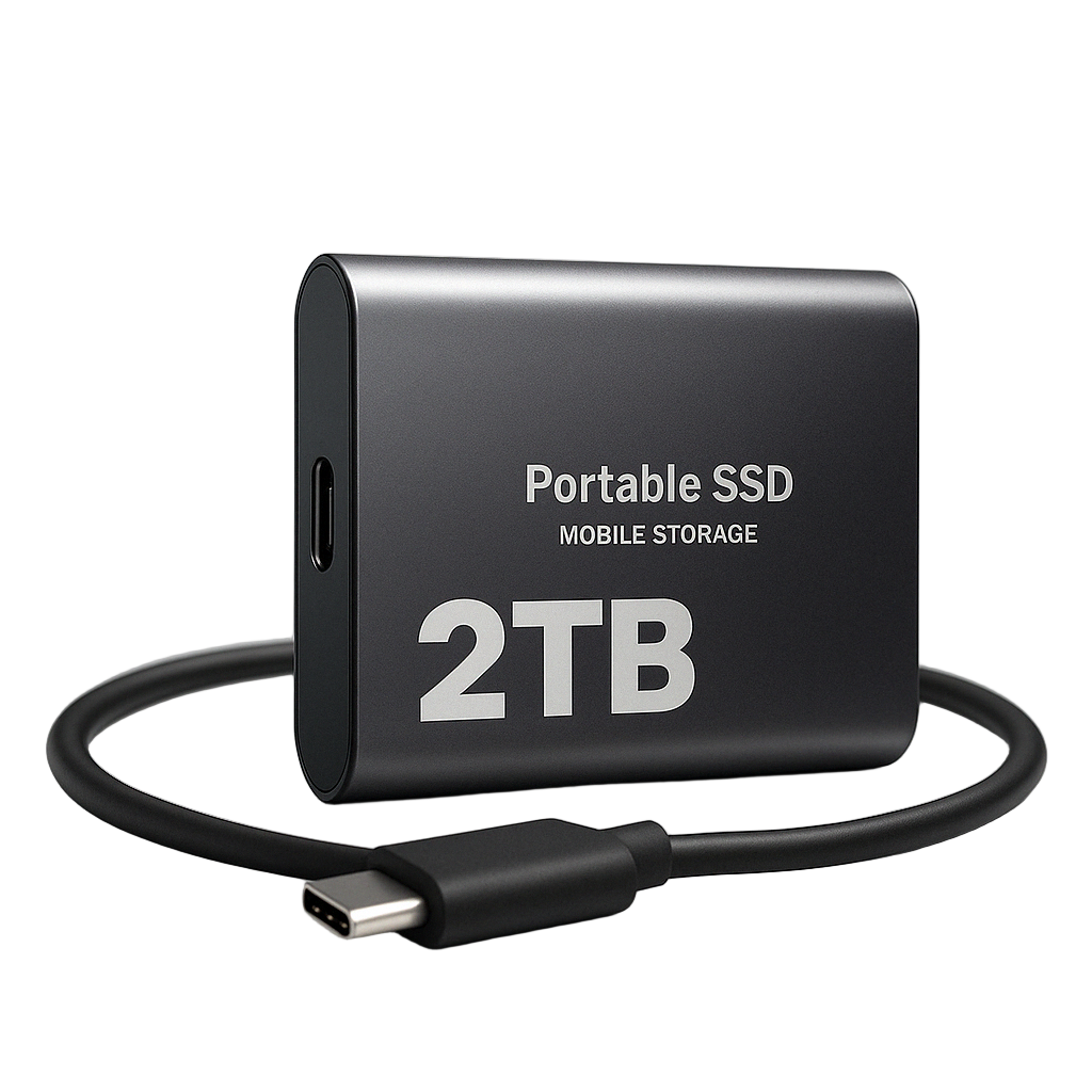 External SSD 2TB Portable Shockproof High-Speed Storage Drive 1