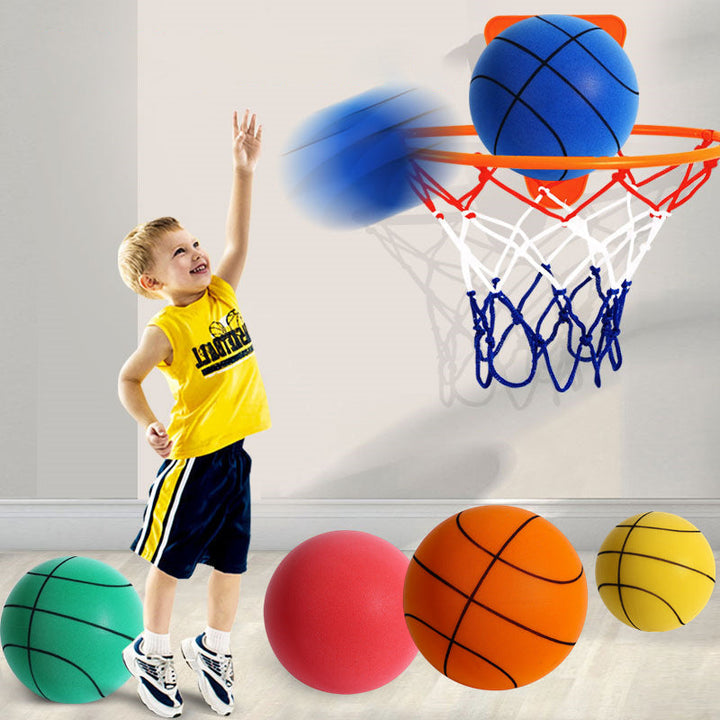 Hlasitý basketbalový míč z PU pěny pro děti – Silento