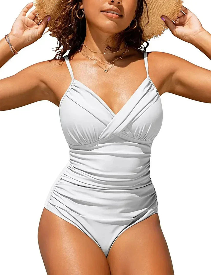 Figurformender Badeanzug Mit Raffung - Marisa