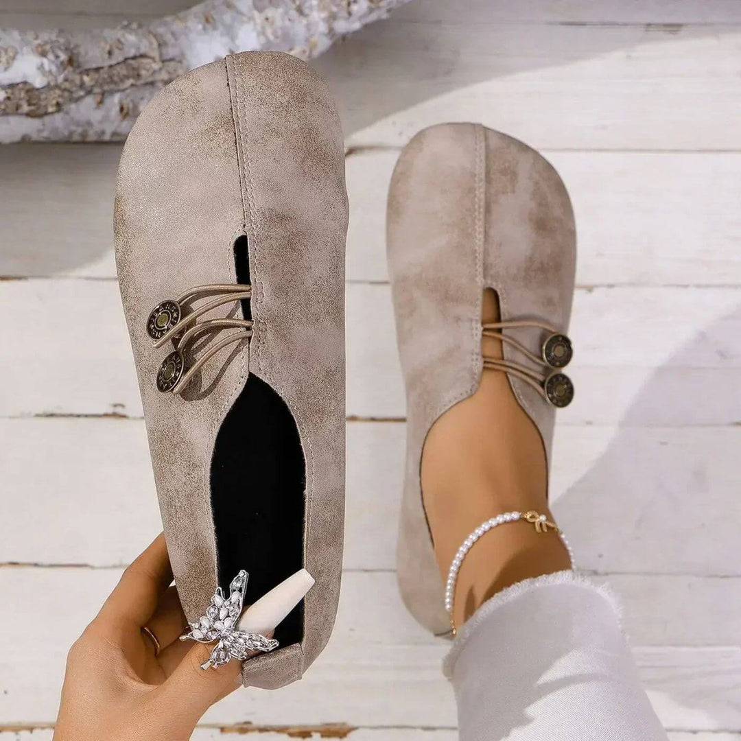Flacher Schlanker Damenschuh - Leandra