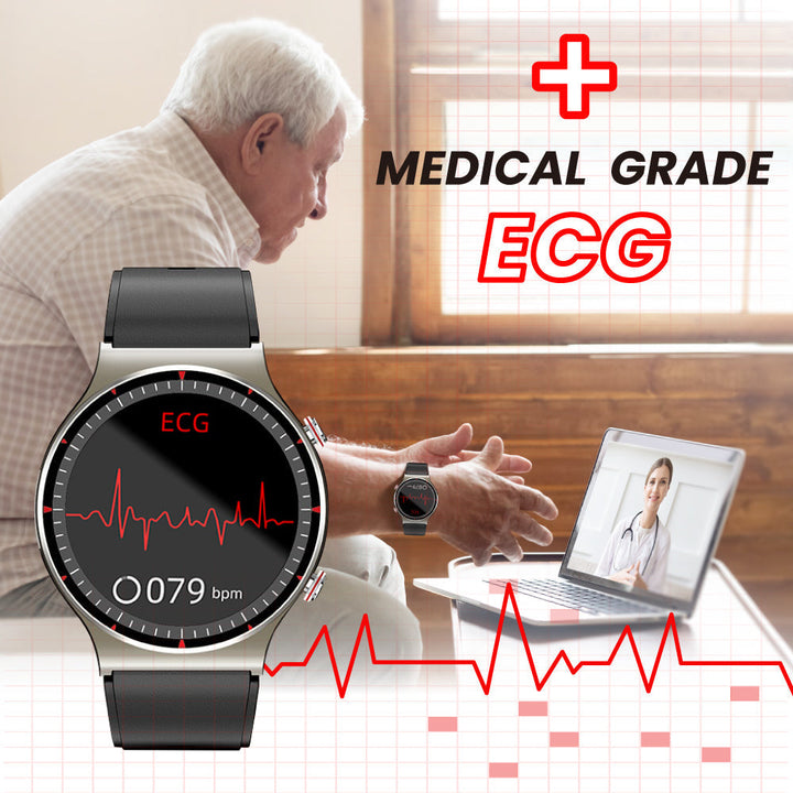 EKG chytré hodinky se senzorem pro měření saturace kyslíkem a srdeční frekvence – CardioTrack