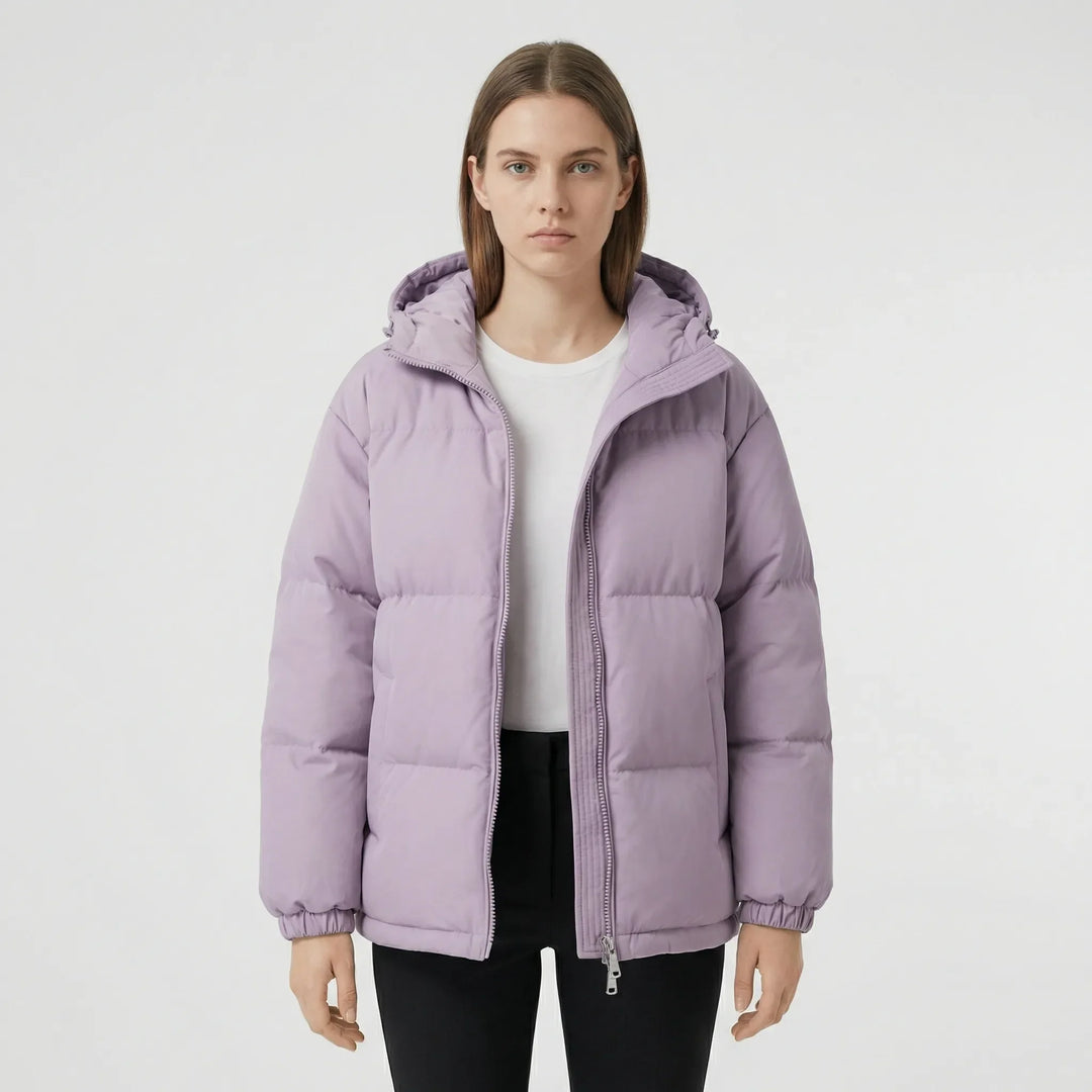 Gefütterte Winterjacke Mit Kapuze - Shawna